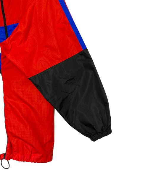 BALENCIAGA（バレンシアガ）BALENCIAGA (バレンシアガ) ジップアップナイロンジャケット レッド×ブルー サイズ:44の古着・服飾アイテム