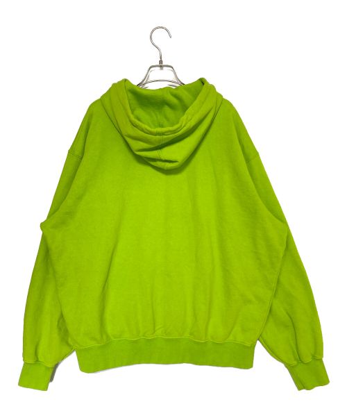 SUPREME（シュプリーム）SUPREME (シュプリーム) Overdyed Small Box Zip Up Hooded Sweatshirt 黄緑 サイズ:Lの古着・服飾アイテム