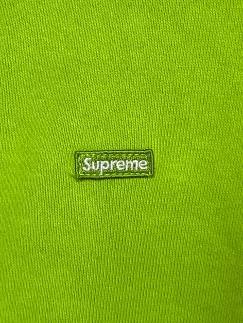 SUPREME（シュプリーム）SUPREME (シュプリーム) Overdyed Small Box Zip Up Hooded Sweatshirt 黄緑 サイズ:Lの古着・服飾アイテム