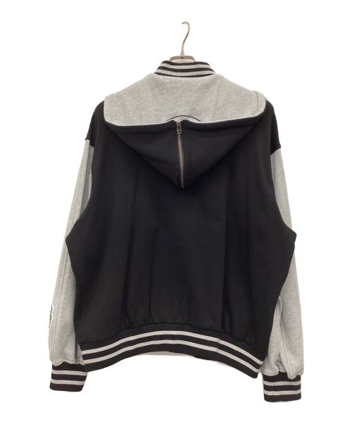 FACETASM（ファセッタズム）FACETASM (ファセッタズム) FRUIT OF THE LOOM (フルーツオブザルーム) STADIUM JACKET ブラック サイズ:4の古着・服飾アイテム