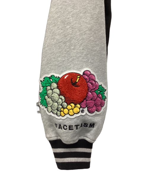 FACETASM（ファセッタズム）FACETASM (ファセッタズム) FRUIT OF THE LOOM (フルーツオブザルーム) STADIUM JACKET ブラック サイズ:4の古着・服飾アイテム