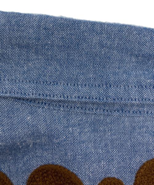 uniform experiment（ユニフォームエクスペリメント）uniform experiment (ユニフォームエクスペリメント) INSANE DUNGAREE WORK SHIRT インディゴ サイズ:2の古着・服飾アイテム