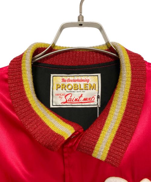 SAINT MICHAEL（セントマイケル）SAINT MICHAEL (セントマイケル) VARSITY JACKET レッド サイズ:Sの古着・服飾アイテム