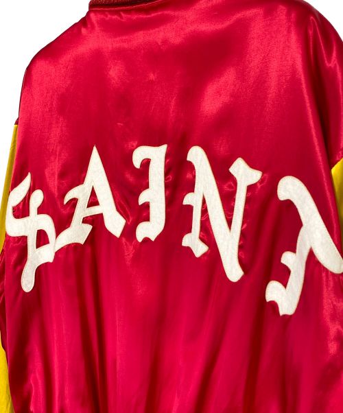SAINT MICHAEL（セントマイケル）SAINT MICHAEL (セントマイケル) VARSITY JACKET レッド サイズ:Sの古着・服飾アイテム