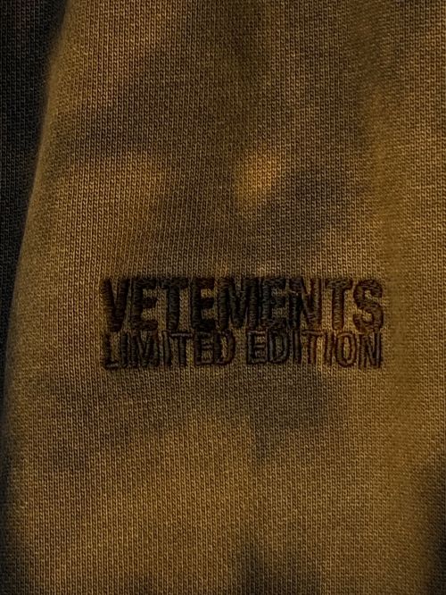 VETEMENTS（ヴェトモン）VETEMENTS (ヴェトモン) スウェットパンツ ブラウン サイズ:XLの古着・服飾アイテム