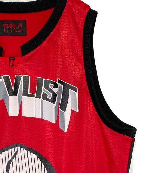 CVTVLIST（カタリスト）CVTVLIST (カタリスト) BASKETBALL TANKTOP レッド サイズ:2の古着・服飾アイテム