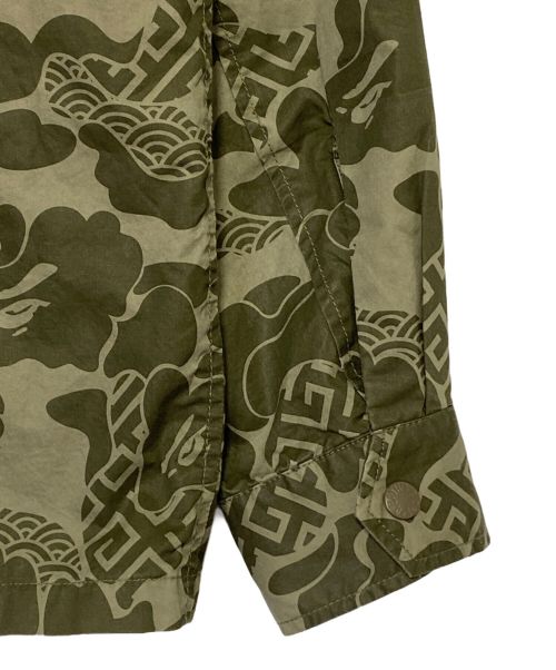 A BATHING APE（アベイシングエイプ）A BATHING APE (アベイシングエイプ) ASIA CAMO ZIP JACKET グリーン サイズ:Lの古着・服飾アイテム