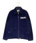 A BATHING APE（アベイシングエイプ）の古着「BAPE Melton Zip Jacket」｜ブルー