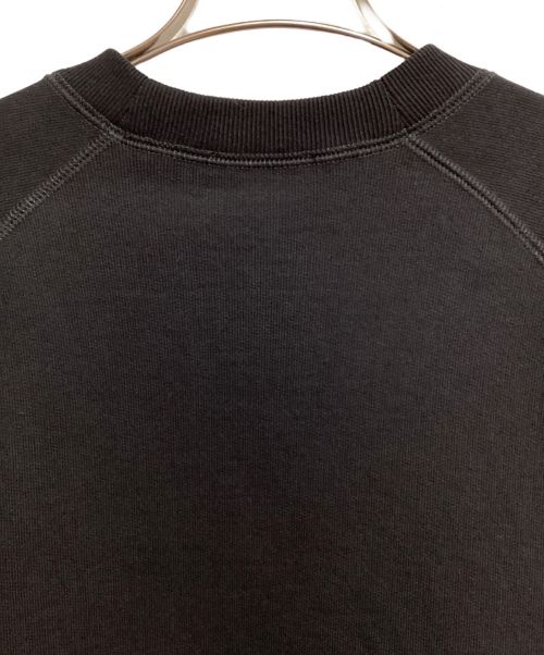 Dior（ディオール）Dior (ディオール) sacai (サカイ) ロゴ刺繍コットンフリーススウェット ブラック サイズ:Sの古着・服飾アイテム