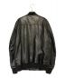 RICK OWENS (リックオウエンス) MA1レザーボンバーブルゾン ブラック サイズ:US42：140000円