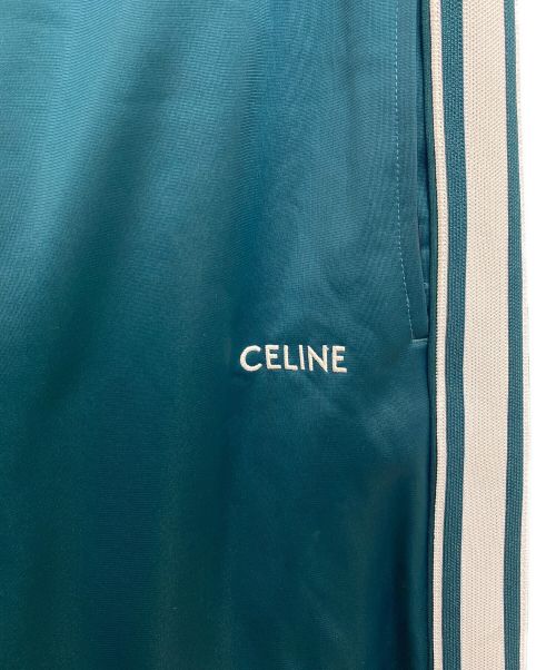 CELINE（セリーヌ）CELINE (セリーヌ) トラックスーツパンツ / ダブルフェイスジャージー グリーン サイズ:Mの古着・服飾アイテム