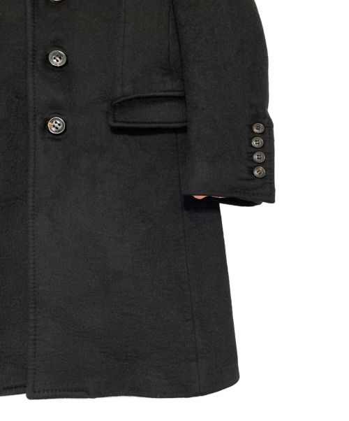DSQUARED2（ディースクエアード）DSQUARED2 (ディースクエアード) カシミヤコート ブラック サイズ:44の古着・服飾アイテム