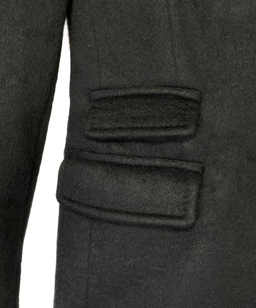 DSQUARED2（ディースクエアード）DSQUARED2 (ディースクエアード) カシミヤコート ブラック サイズ:44の古着・服飾アイテム