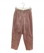 CAMIEL FORTGENSカミエルフォートヘンス）の古着「GRANDMA PANTS」｜ピンク