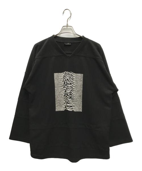 PLEASURES（プレジャーズ）PLEASURES (プレジャーズ) JOY DIVISION (ジョイディビジョン) ゲームシャツ ブラック サイズ:Lの古着・服飾アイテム