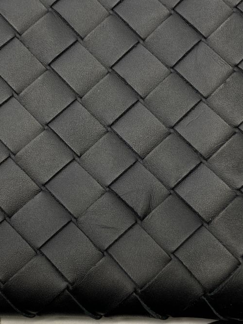 BOTTEGA VENETA（ボッテガベネタ）BOTTEGA VENETA (ボッテガベネタ) イントレチャート クラッチバッグ ブラック サイズ:-の古着・服飾アイテム