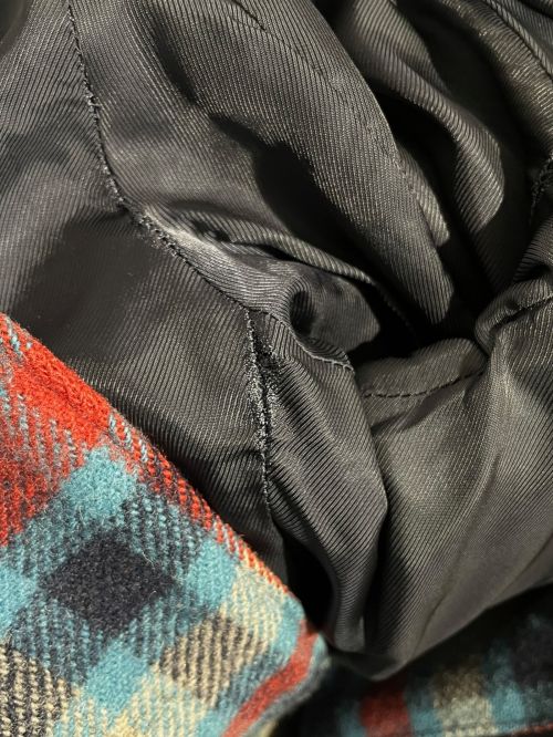 UNDERCOVERISM（アンダーカバーイズム）UNDERCOVERISM (アンダーカバーイズム) ボアライダースジャケット ブルー×レッド サイズ:2の古着・服飾アイテム
