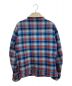 UNDERCOVERISM (アンダーカバーイズム) ボアライダースジャケット ブルー×レッド サイズ:2：35000円