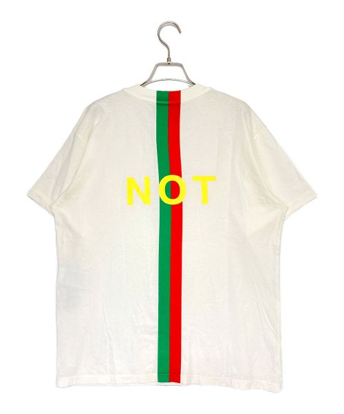 GUCCI（グッチ）GUCCI (グッチ) Fake Not Printed Tee ホワイト サイズ:XSの古着・服飾アイテム