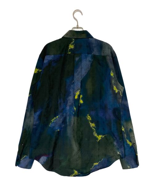 LOUIS VUITTON（ルイ ヴィトン）LOUIS VUITTON (ルイ ヴィトン) モノグラムタイアンドダイ長袖シャツ ネイビー サイズ:XLの古着・服飾アイテム
