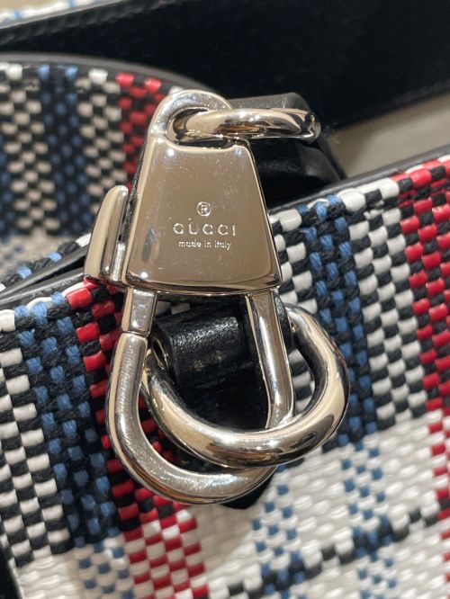 GUCCI（グッチ）GUCCI (グッチ) ICCUG エンブロイダリー スモール トートバッグの古着・服飾アイテム