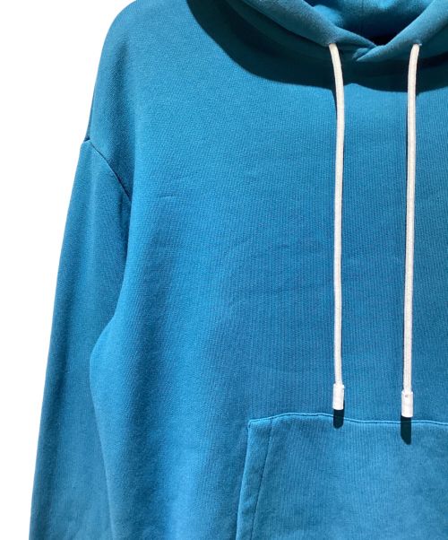 LOUIS VUITTON（ルイ ヴィトン）LOUIS VUITTON (ルイ ヴィトン) Signature Hoodie with Embroidery（シグネチャーフーディウィズ エンブロイダリー） スカイブルー サイズ:Mの古着・服飾アイテム