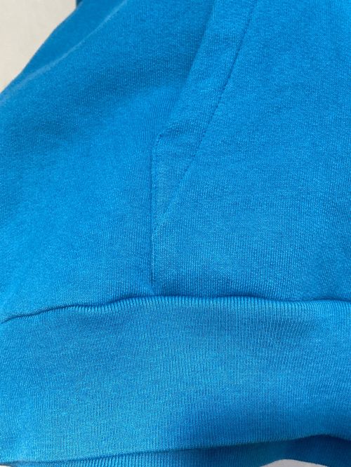 LOUIS VUITTON（ルイ ヴィトン）LOUIS VUITTON (ルイ ヴィトン) Signature Hoodie with Embroidery（シグネチャーフーディウィズ エンブロイダリー） スカイブルー サイズ:Mの古着・服飾アイテム