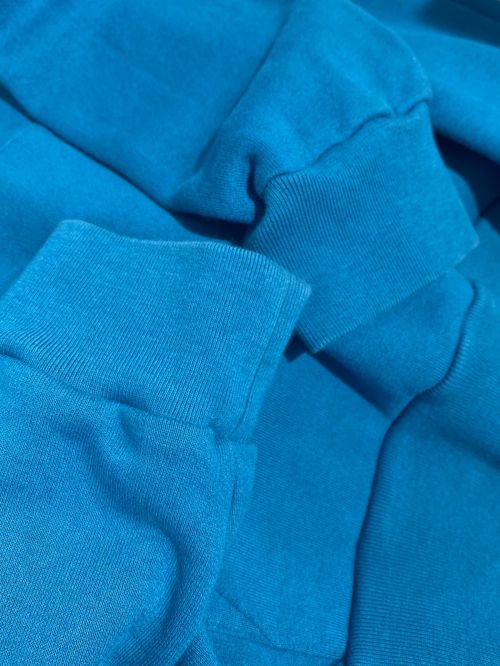 LOUIS VUITTON（ルイ ヴィトン）LOUIS VUITTON (ルイ ヴィトン) Signature Hoodie with Embroidery（シグネチャーフーディウィズ エンブロイダリー） スカイブルー サイズ:Mの古着・服飾アイテム