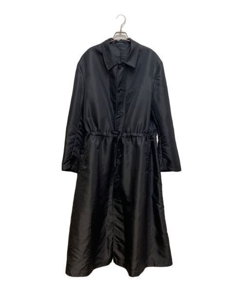 Yohji Yamamoto COSTUME D'HOMME（ヨウジヤマモトコスチュームドオム）Yohji Yamamoto COSTUME D'HOMME (ヨウジヤマモトコスチュームドオム) ウエストドローコードコート ブラック サイズ:Mの古着・服飾アイテム