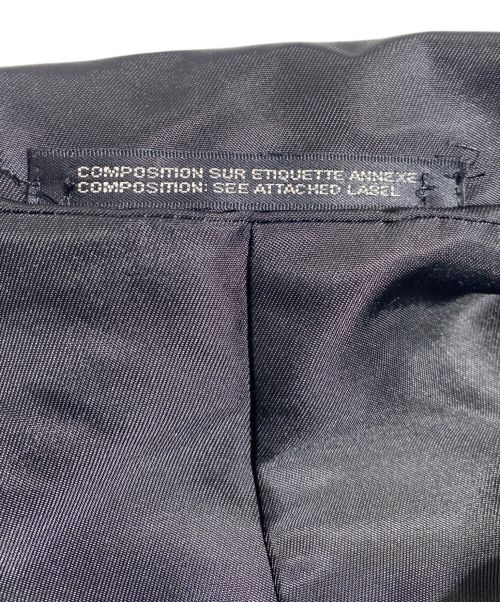 Yohji Yamamoto COSTUME D'HOMME（ヨウジヤマモトコスチュームドオム）Yohji Yamamoto COSTUME D'HOMME (ヨウジヤマモトコスチュームドオム) ウエストドローコードコート ブラック サイズ:Mの古着・服飾アイテム