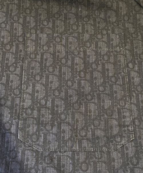Dior（ディオール）Dior (ディオール) オブリーク ショートスリーブシャツ ネイビー サイズ:39の古着・服飾アイテム