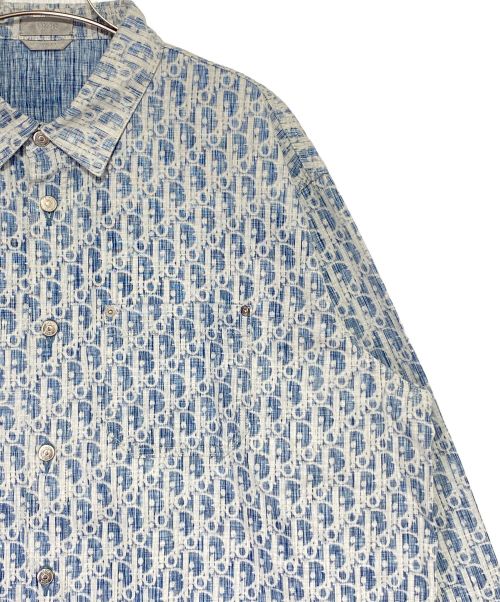 Dior（ディオール）Dior (ディオール) オブリークシャツ スカイブルー サイズ:44の古着・服飾アイテム