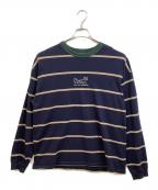 HUFハフ）の古着「ロングスリーブカットソー」｜ネイビー