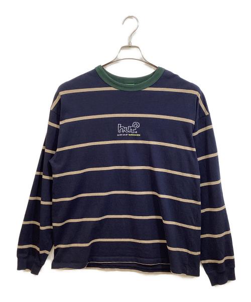 HUF（ハフ）HUF (ハフ) ロングスリーブカットソー ネイビー サイズ:Lの古着・服飾アイテム