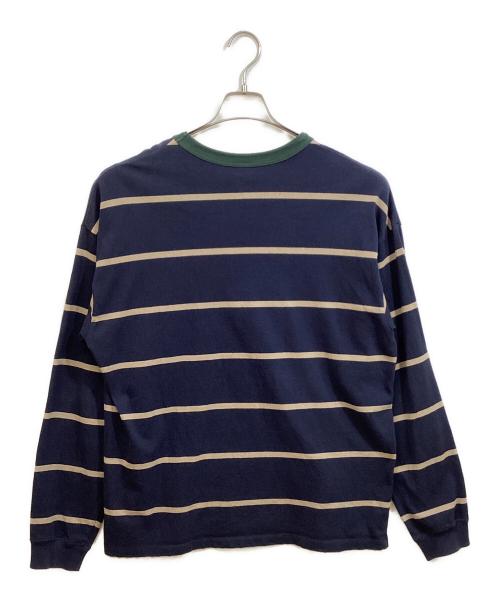 HUF（ハフ）HUF (ハフ) ロングスリーブカットソー ネイビー サイズ:Lの古着・服飾アイテム