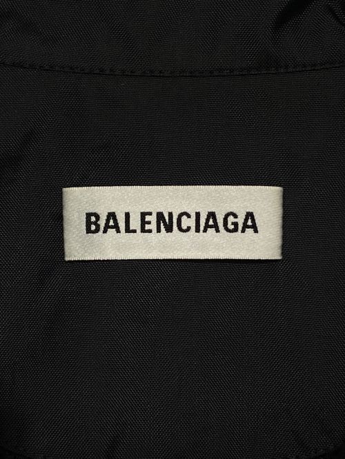 BALENCIAGA（バレンシアガ）BALENCIAGA (バレンシアガ) Oversized Printed Denim And Shell Jacket ブラック サイズ:36の古着・服飾アイテム