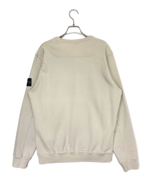STONE ISLAND（ストーンアイランド）STONE ISLAND (ストーンアイランド) クルーネックスウェット アイボリー サイズ:Lの古着・服飾アイテム