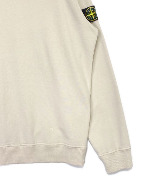 STONE ISLAND（ストーンアイランド）STONE ISLAND (ストーンアイランド) クルーネックスウェット アイボリー サイズ:Lの古着・服飾アイテム
