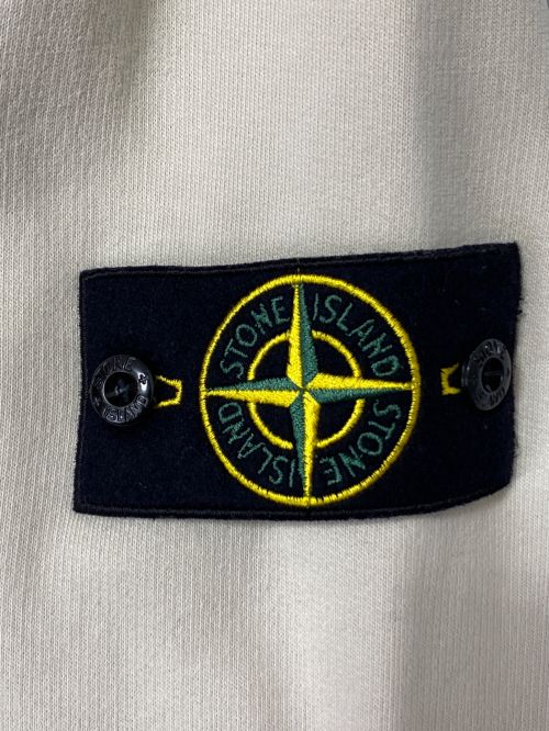 STONE ISLAND（ストーンアイランド）STONE ISLAND (ストーンアイランド) クルーネックスウェット アイボリー サイズ:Lの古着・服飾アイテム