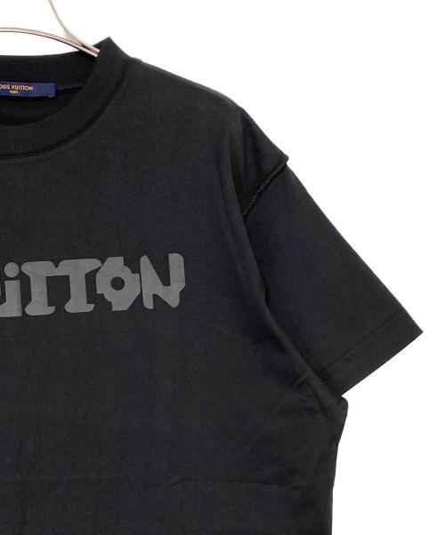 LOUIS VUITTON（ルイ ヴィトン）LOUIS VUITTON (ルイ ヴィトン) 22SS テルモヒートリアクティブプリントTシャツ ブラック サイズ:Sの古着・服飾アイテム