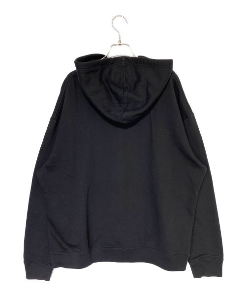 RAF SIMONS（ラフシモンズ）RAF SIMONS (ラフシモンズ) Burning Down Hoodie ブラック サイズ:Lの古着・服飾アイテム