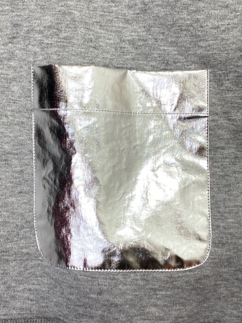 VALENTINO（ヴァレンティノ）VALENTINO (ヴァレンティノ) エンボス クルーネック スウェットシャツ グレー サイズ:Mの古着・服飾アイテム