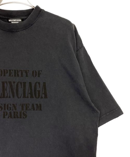 BALENCIAGA（バレンシアガ）BALENCIAGA (バレンシアガ) Property T-Shirt ブラック サイズ:XXSの古着・服飾アイテム