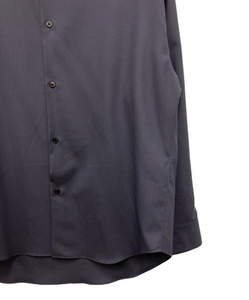 OVERCOAT（オーバーコート）OVERCOAT (オーバーコート) Hooded Wool Shirt black グレー サイズ:Mの古着・服飾アイテム