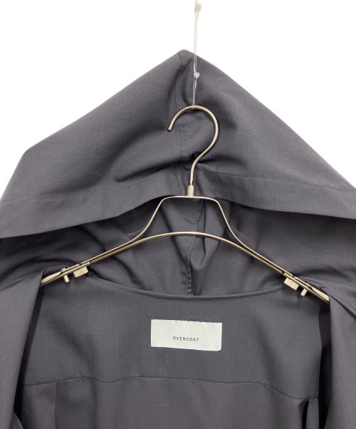 OVERCOAT（オーバーコート）OVERCOAT (オーバーコート) Hooded Wool Shirt black グレー サイズ:Mの古着・服飾アイテム