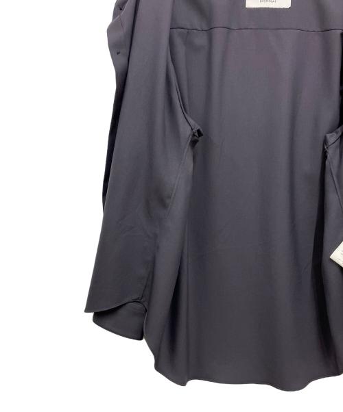 OVERCOAT（オーバーコート）OVERCOAT (オーバーコート) Hooded Wool Shirt black グレー サイズ:Mの古着・服飾アイテム