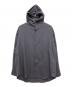 OVERCOAT（オーバーコート）の古着「Hooded Wool Shirt black」｜グレー