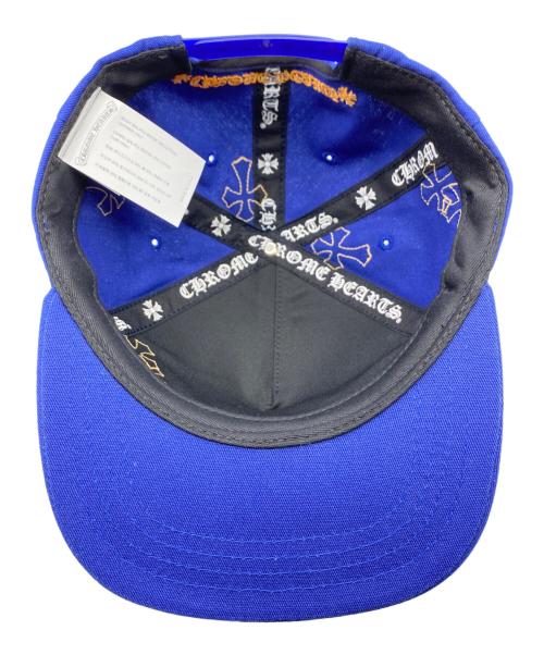CHROME HEARTS（クロムハーツ）CHROME HEARTS (クロムハーツ) セメタリークロスパッチ トラッカーキャップ ブルー サイズ:ONE SIZEの古着・服飾アイテム