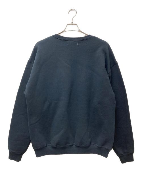 SYUMAN.（シュウマン）SYUMAN. (シュウマン) Flower motif Sweat-shirts ネイビー サイズ:Lの古着・服飾アイテム