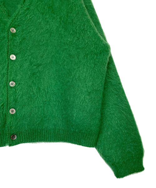 SAINT MICHAEL（セントマイケル）SAINT MICHAEL (セントマイケル) CARDIGAN/MOHAIR/GREEN グリーン サイズ:Lの古着・服飾アイテム